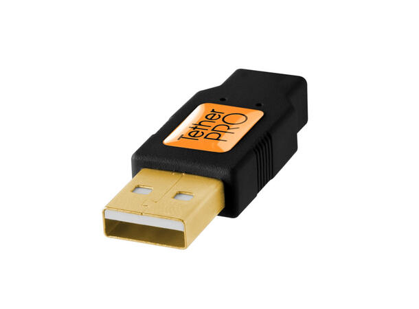 TetherPro USB 2.0 Male to Micro-B 5-pin Black 4.6m 